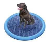 Pad for Kids and Dogs - Safe Non-Slip Backyard Water Fun | Patio Sprinkler Water Toy Interactive Waterproof | for Pets Family, Beach Trips Birthday Parties, 170-200cm Sizes
