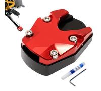 Pad - Motorcycle Foot Side Stand, Heavy Duty Anti Sinking Plate, Motorcycle Support | Foot Plate Accessory For Motorbikes Easy Parking, Dirt Sand Grass Friendly