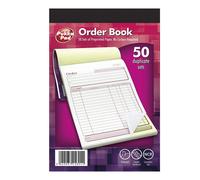 Pad Ncr Triplicate Order Book 137Mm X 203Mm - Pack of 5 Pukka Multi One Size