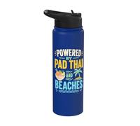 Pad Thai Beaches Tropical Food Stainless Steel Insulated Water Bottle