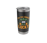 Pad Thai Noodles are Lucky St Patricks Day Stainless Steel Insulated Tumbler