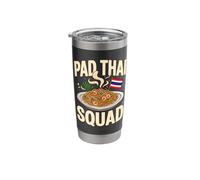 Pad Thai Squad Thai Noodle Lover Crew Team Stainless Steel Insulated Tumbler