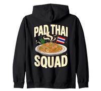 Pad Thai Squad Thai Noodle Lover Crew Team Zip Hoodie