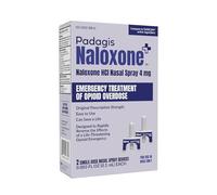 Padagis Naloxone HCI Nasal Spray, 4 mg - Emergency Treatment for Opioid Overdose - Rapid-Response Opioid Overdose Reversal, 2 Dose Single Use Nasal Spray