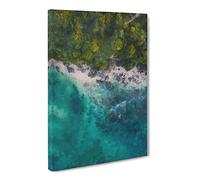 Padang Beach In Bali Canvas Print | Gallery Wrapped 30mm Frame Wall Art | 24x16 inches | Ready to Hang | Coastal Seascape Picture | Living Room Bedroom Lounge Office