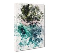 Padang Beach In Bali Watercolour Canvas Print | Gallery Wrapped 30mm Frame Wall Art | 24x16 inches | Ready to Hang | Coastal Seascape Picture | Living Room Bedroom Lounge Office