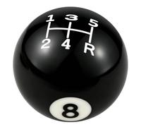Padaodao 5 Speed Gear Knob Ball Shape Shift Grip Handle Fit Most Automatic Manual Transmission Vehicle SUV Tractor (Black)