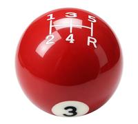 Padaodao 5 Speed Gear Knob Ball Shape Shift Grip Handle Fit Most Automatic Manual Transmission Vehicle SUV Tractor (red 3)