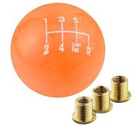 Padaodao 5 Speed Gear Knob Car Handle Head Lower Right R for Most Manual Transmission Vehicles SUV Truck, Orange