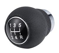 Padaodao 5 Speed Gear Knob Shift Grip Handle Leather Lever Stick Shifter Head fit Most Manual Transmission, Black