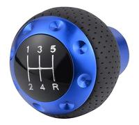Padaodao 5 Speed Gear Knob Shift Knobs Aluminum Alloy Lever Stick Shifter Handle fit Most Manual Automatic Transmission SUV Cars, Blue