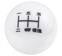 Padaodao 5 Speed Gear Knob Shift Lever Stick Head Fit Most Manual Automatic SUV Cars Trucks, White