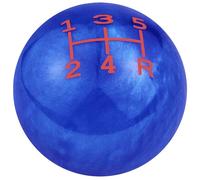 Padaodao 5 Speed Gear Knob Shift Stick Blue Handle with 3 Adapters Fit for Most Transmission Vehicles SUV Trucks