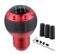 Padaodao 5 Speed Shift Knob Aluminum Alloy Gear Lever Stick Shifter Handle fit Most Manual Transmission Trucks Cars, Red
