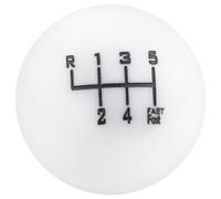 Padaodao 5 Speed Shift Knob White Gear Stick Shifter Knobs for Most Manual Automatic Transmission Vehicles SUV Trucks