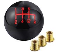 Padaodao 6 Speed Shifter Knob Car Shifter Stick Head Gear Lever Handle Fit Most Manual Automatic Vehicles, Black