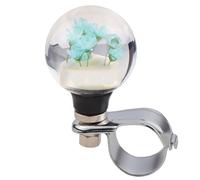 Padaodao Flower Steering Wheel Booster,Universal Spinner Grip Knobs, Car Power Handle Suicide Knob for Most Truck Boat Tractor Mower,Light Blue
