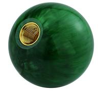 Padaodao Round Gear Knob Lever Stick Shifter Handle Shift Grip Head for Most Manual Automatic Transmissions SUV Cars, Green