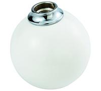 Padaodao Round Shift Knob Handle Billiards Ball Gear Lever Stick Shifter Head for Most Manual Automatic Vehicles Car, White