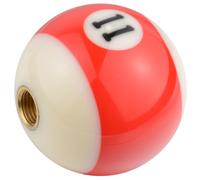 Padaodao Shift Knob, Number 11 Ball Grip Gear Knobs for Most Manual Transmission Vehicles SUV Trucks, Red and White