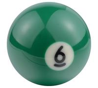 Padaodao Shift Knob Number 6 Billiard Ball Gear Lever Stick Shifter for Most Manual Transmission Vehicles SUV Trucks, Green