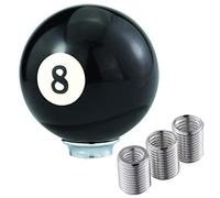 Padaodao Shift Knob Number 8 Billiards Gear Lever Stick Shifter for Most Manual Transmission Vehicles SUV Truck, Black