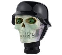Padaodao Skull Gear Knob Devil Soldier Shift Lever Handle Shifter Stick Head for Most Manual Automatic Transmission Trucks SUV Cars, Multicolor