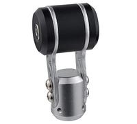 Padaodao T Type Shift Knob Aluminum Alloy Gear Shifter Handle Car Lever Stick Head for Most Manual Automatic Vehicles, Black