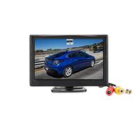 Padarsey 5 Inch TFT LCD Car Color Rear View Monitor Screen for Parking Rear View Backup Camera with 2 Optional Bracket(Suckers Mount and Normal Adhesive Stand)