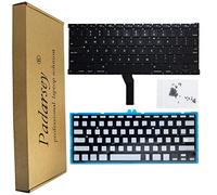 Padarsey Backlight Backlit keyboard replacement with 80 pce Screws for Apple Macbook Air 13" A1369 (2011) A1466 (2012-2015) MJVE2LL/A MD760LL/A MC965LL/A MD231LL/A MJVG2LL/A Series (6 Months Warranty)