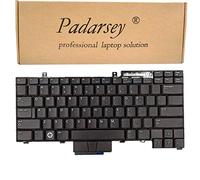 Padarsey Replacement Keyboard Without Pointer Compatible with Dell Latutude E6400 E6410 E6500 E6510 E5410 E5510 E5400 E5500 Precision M2400 M4400 M4500 Series Laptop US Layout