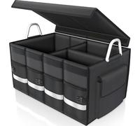 PADCGRK Car Trunk Organizer, for Dacia Sandero Stepway 3.Gen 2.Gen 2012-2024 2025, Foldable Storage, Car Boot Organiser, Trunk Organizer, Collapsible Bag, Car Accessories