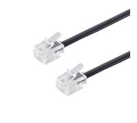 PADCR Telephone Cable RJ11 Modular Cable 6P4C Western Cable RJ11 to RJ11 Plug (1.5 m)