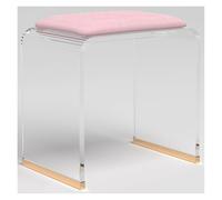 Padded Acrylic Shower ol No Assembly Needed Ideal for Bathroom & Makeup Room Lightweight & Comfortable Sitting Solut Modern Design