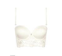 Padded balconette bra for women Lisca Eminence mariage Blanc 90C
