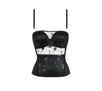Padded balconette bra for women Lisca Passion Noir 90B