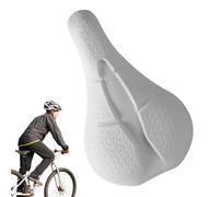 Padded Bicycle Seat Cushion, Bicycle Seat Cushion for Women, Cushioning Ventilated Honeycomb, Comfortable Waterproof Pad for Road Bike, Fitness, City and Travel Bike