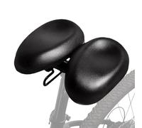 Padded Bike Seat - Adjustable Bike Seat Pad - Shock Absorption Saddle Pad Riding Accessories for Daily Exercise Road Commuting Long Distance Riding Leisure Outdoor Activities