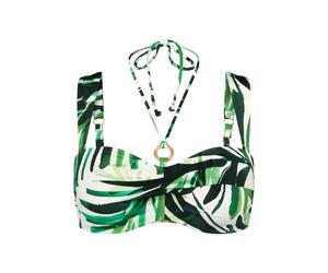 Padded bikini top for women Triumph Summer Palm Vert 42B
