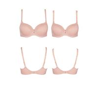 Padded bra with double straps for women Lisca Gracia B à E Rose 100C