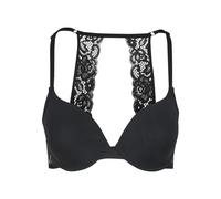 Urban Classics Ladies' Padded Bra with lace details Bra black 34C