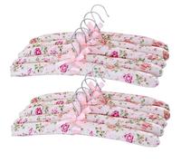 Padded Clothes Hangers, Padded Coat Hangers for Women, 10PCS Padded Hangers 15 inch AntiSlip Sweater Hangers No Shoulder Bump Thick Padded Clothes Hangers for Shirt Blouse Purple, Sweater Hangers