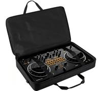 Padded DJ Controller Case Compatible with Hercules DJ Inpulse 500, DDJ REV1 | Portable DJ Case with Adjustable Shoulder Straps, Compatible with NI Traktor Kontrol S4 MK3, DDJ SR DDJ SR2, 60x36x8 CM