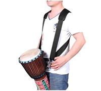 Padded Djembe Shoulder Strap Adjustable African Hand Drum Sling Belt Comfort Shoulder Harness Percussion Accessories Black
