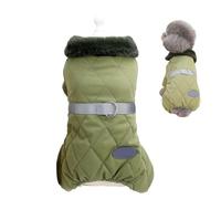 Padded Dog Jacket, Dog Jacket | Four-legged Sweater Coats for Puppy, Windproof Snow Jacket for Dogs, Warm Winter Coat for Maltese, Dog, Puppy