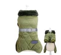 Padded Dog Jacket - Winter Coat with Four Legs | Soft and Warm Sweater with Double D Ring for Safe Walks | Comfortable Winter Outfit for Yorkers, Maltese, Puppies and Pets