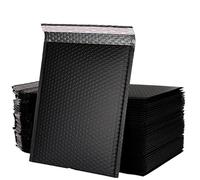 Padded Envelopes 100 Pcs Envelope Small Business Supplies Bubble Mailer Poly Mailer Delivery Package Packaging Packaging Bags Padded Envelopes Bubble Mailers(Color:100pcs Black,Size:11 * 15cm)