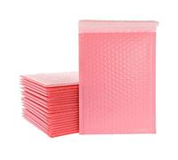 Padded Envelopes 100pcs Bubble Mailers Padded Envelopes Pearl Film Gift Present Mail Envelope Bag for Book Magazine Lined Mailer Self Seal Pink(23x28cm-100pcs)