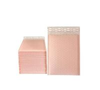 Padded Envelopes 50PCS Bubble Mailers Padded Envelopes Lined Poly Mailer Shockproof Waterproof Self Seal Pink Small Business Suppli(Light Pink,18 * 23cm)