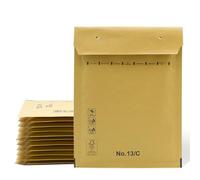 Padded Envelopes, Bubble Mailers, Kraft Bubble Padded Envelopes with Self-Seal Seal, Clothing Shipping Bags, Kraft Padded Envelopes - SIDI (180x260mm, 400 pcs)